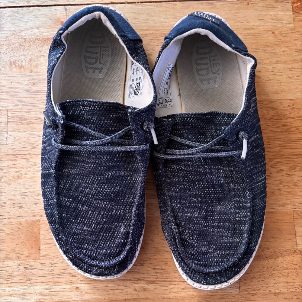 Hey Dude women’s  Navy Loafers